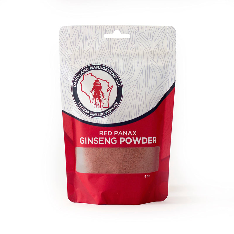 [Australia] - Red Panax Ginseng Powder with Natural Ginsenosides (4 oz)- Supports Healthy Energy, Vitality, Mood and More, Korean Panax Ginseng Root Powder for Smoothies, Coffee or Drinks (1 Pack) 4 Ounce (Pack of 1) 