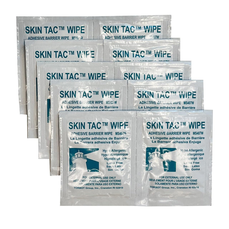 [Australia] - Skin-Tac Adhesive Barrier Wipes - 10 Pack 