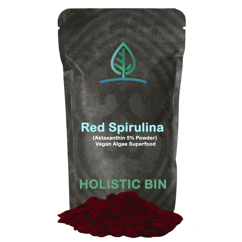 [Australia] - Organic Astaxanthin Powder | Powerful Natural Antioxidant Supplement for Smoothies and Capsules | Whole Haematococcus Pluvialis Algae Supplement (20 Grams) 
