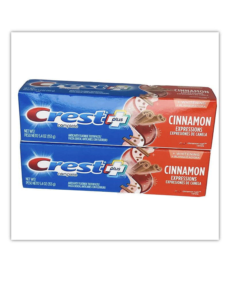 [Australia] - Crest Plus Complete + Whitening Cinnamon Rush Expressions 5.4 oz 2 Boxes 
