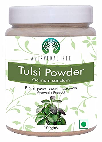 [Australia] - Tulsi Powder Holy Basil Powder 100 Gm | Ocimum Sanctum | Tulsi Leaves Powder | Tulsi Leaf | Vegan | Non GMO | Gluten Free 