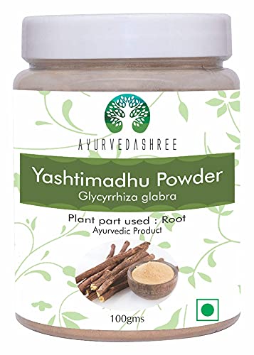 [Australia] - Yashtimadhu Powder 100 Gm | Natural Mulethi Powder/Licorice Powder Glycyrrhiza glabra | Supports Immunity | Mulethi | Vegan | Non GMO | Gluten Free 