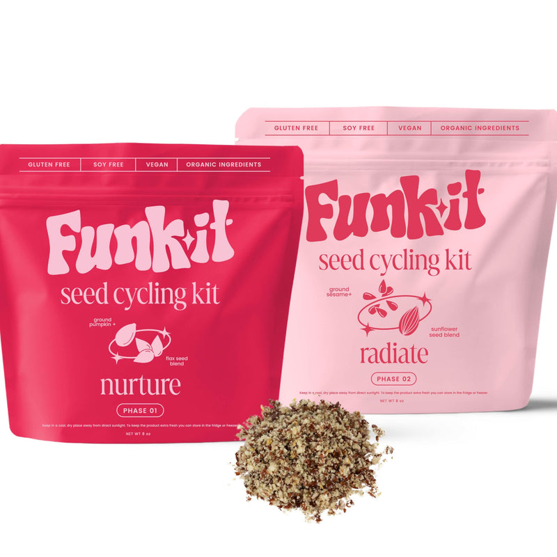 [Australia] - Seed Cycling Kit | Organic PMS Relief | Monthly Supply | Soothe Cramps, Hormonal Acne, Mood Swings and General PMS | Natural | PMS Relief PMS PMDD Support | 100% Plant Based 