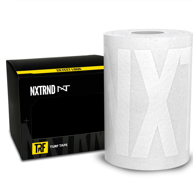 [Australia] - Nxtrnd TRF Turf Tape Football, Extra Wide Kinesiology Tape, Protects from Turf Burn (White) White 