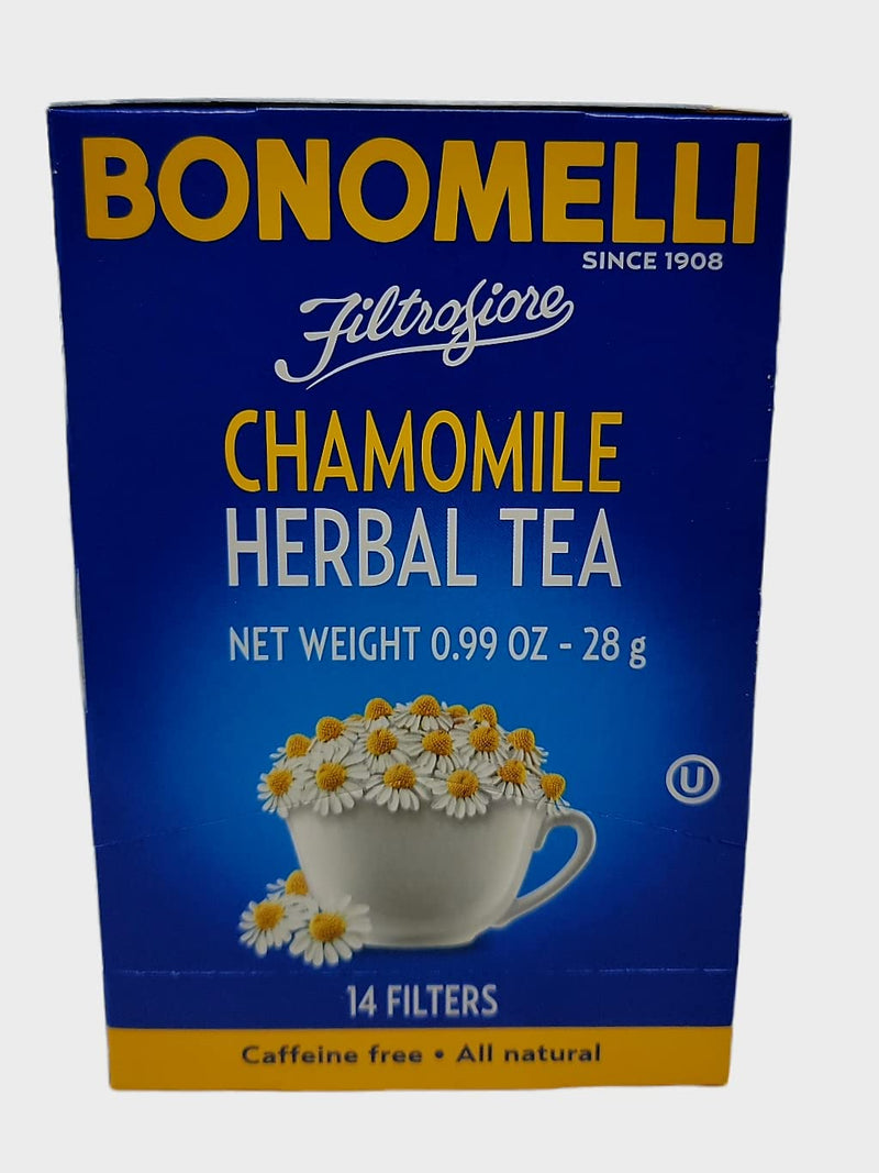 [Australia] - Bonomelli - Filtrofiore Chamomile Herbal Tea, (2)- 14 pc. Pkgs. 