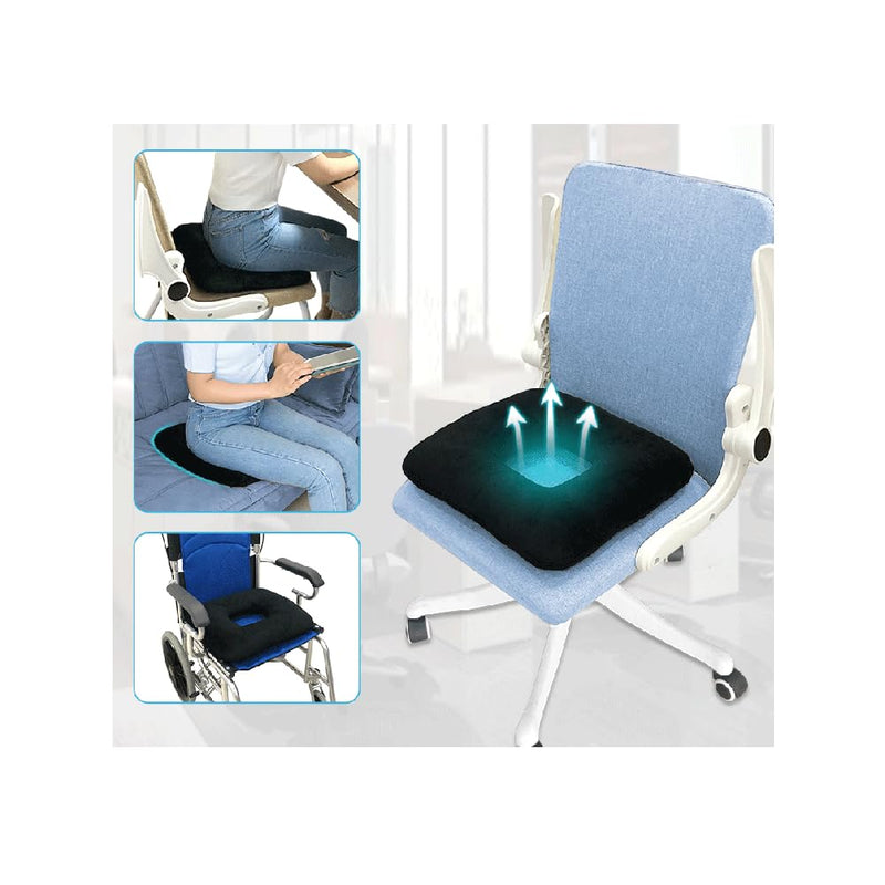 [Australia] - AOSSA Hemorrhoid Cushion Donut Seat Pillow for Sciatica, Postpartum, Back Pain Relief – Orthopedic Doughnut Seat Cushion for Sitting, Sleeping, Pressure Sores & Medical Recovery 