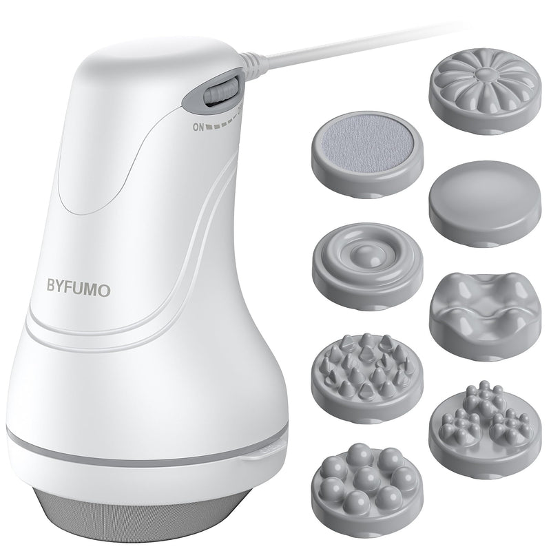 [Australia] - Cellulite Massager, Body Sculpting Machine, Lymphatic Drainage Massager, Handheld Electric Back Massager - White 