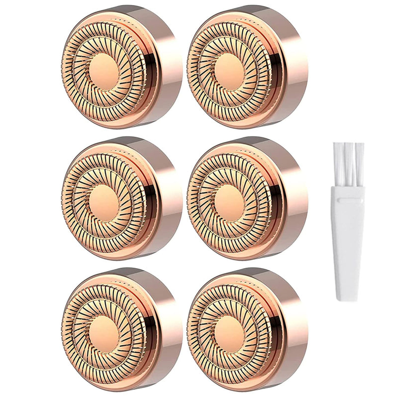 [Australia] - Generation 2 Replacement Heads for Flawless Finishing Touch Hair Removal Tool for Women, Double Ring Blades for Gen 2 Device Old Flawless, 6 Count 6-pc Pack 