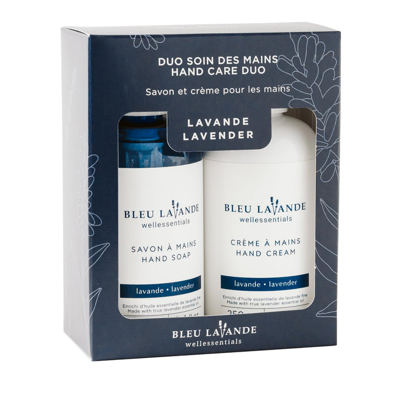 [Australia] - Bleu Lavande lavender hand care gift set - Soothing Aromatherapy – Made with Premium True Lavender Essential Oil - Natural products – lavender hand soap & hand cream – No sulfates 