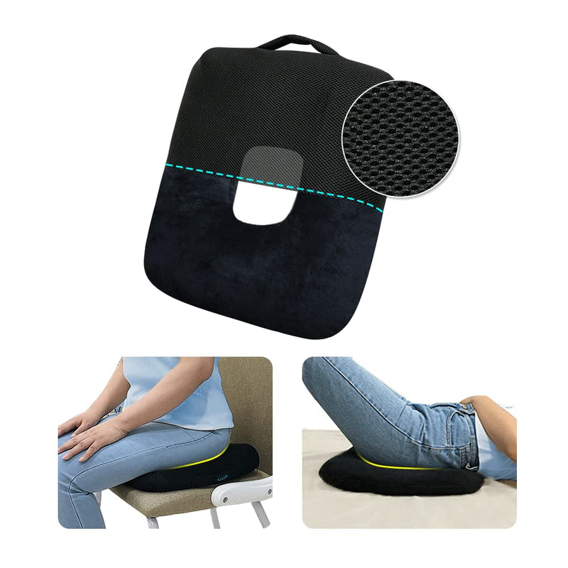 [Australia] - AOSSA Donut Pillow for Bed Sores, Tailbone Pain, Postpartum Recovery – Hemorrhoid Relief Cushion, Coccyx & Sitting Seat Cushion for Butt Pressure Relief 