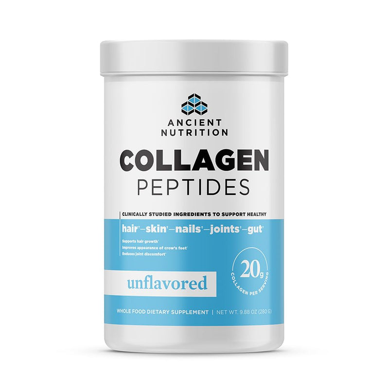 Ancient Nutrition Hydrolyzed Collagen Peptides Powder, Unflavored | Hydrolyzed Collagen, Supports Healthy Skin, Joints, Gut, Keto and Paleo Friendly, 20g Collagen per Serving 14 Servings