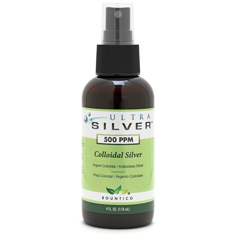 [Australia] - Ultra Silver Colloidal Silver | 500 PPM | 4 Ounce | Fine Mist Spray 