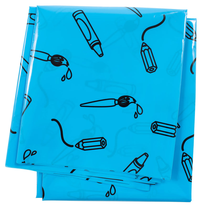 [Australia] - READY 2 LEARN Messy Mat - Splat Mat for Kids - Protect Tables and Floors - Waterproof - Reusable and Lightweight - 60”L x 60”W 