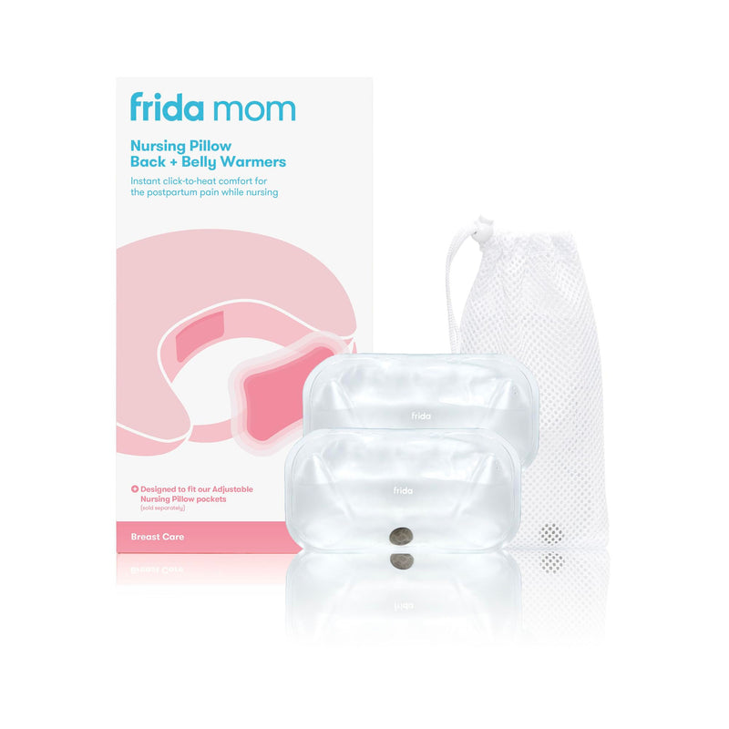 [Australia] - Frida Mom Nursing Pillow Back + Belly Warmers | Reusable Click-to-Heat Relief in an Instant for Back + Belly | 1 set - 2 heat packs 