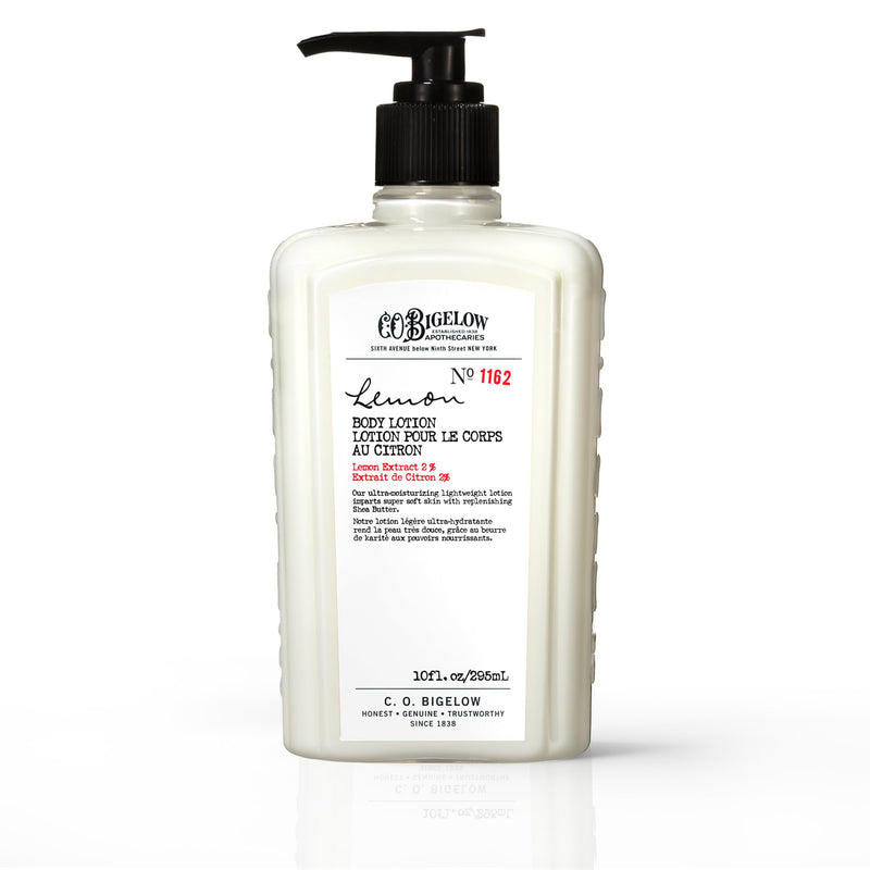 C.O. Bigelow Lemon Body Lotion, 10 fl oz | Lemon Scented Body Cream with Shea Butter & Lemon Extract - Deep Moisturizer Leaves Skin Soft Fresh,Lemon