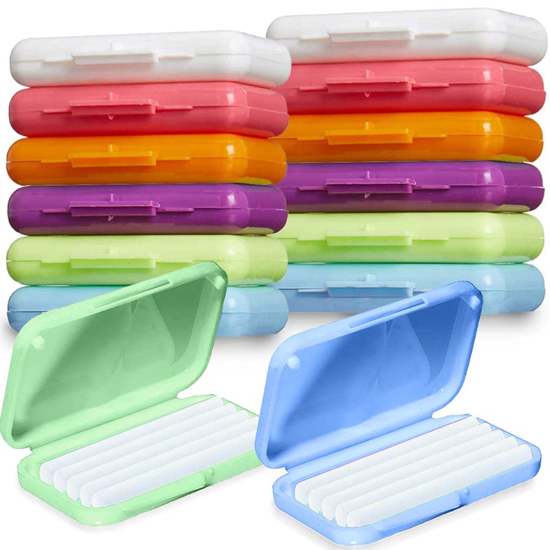 [Australia] - Braces Wax for Teeth 12 Pack Dental Care Orthodontic Wax for Braces Wearer (12 Pack, Colorful) 