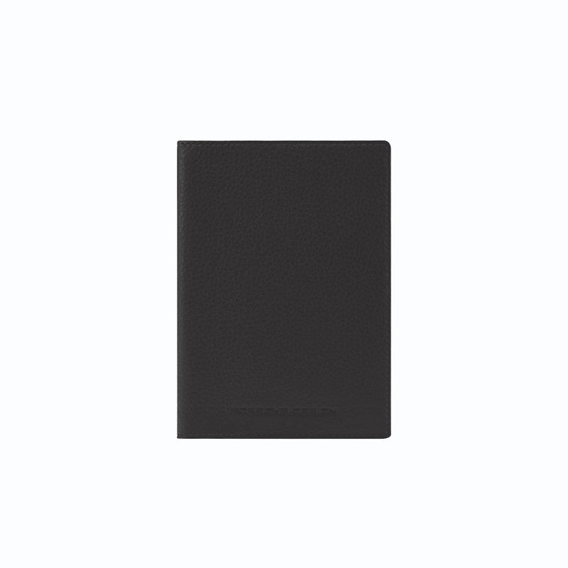 Bric's Porsche RFID Blocking Leather Passport Wallet, Slim Family Travel Organizer for 6, Designer Zipper Passport Holder with Card Slots, Luxury Travel Document Organizer