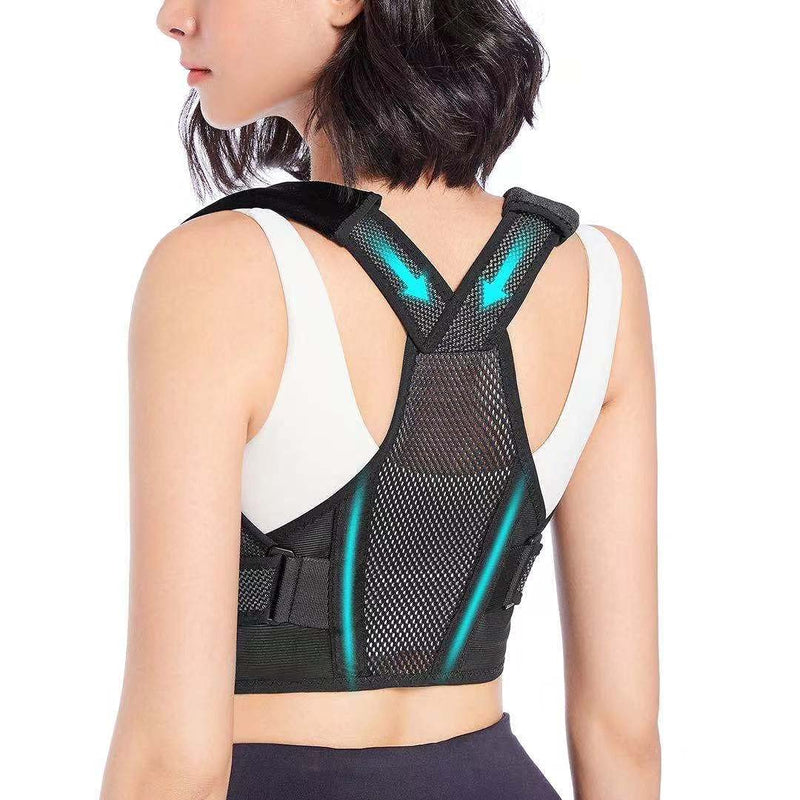 [Australia] - Posture Corrector for Women and Men, Comfy Adjustable Upper Back Brace, Back Straightener, Improve Posture for Neck, Shoulder, Clavicle and Back, Help Providing Pain Relief,XL (40-52in) X-Large 