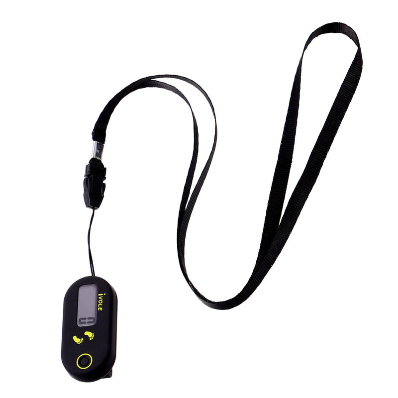 [Australia] - WINOMO Exercise Step Walking 3D Pedometer Accurate Step Counter Walking Distance Miles/Km Calorie Counter Exercise Time Silent with Clip and Lanyard Pedometer 