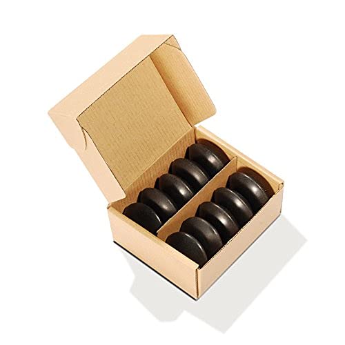 [Australia] - Master Massage Malteser Stone Set 10 pc/Pack - Medium-sized Basalt Stones for Professional, Spa, Massage Therapy, Relaxation 