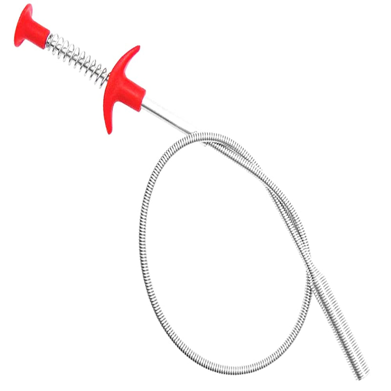 [Australia] - Flexible Grabber Claw Pick Up Reacher Tool with 4 Claws Bendable Hose Pickup Reaching Assist Tool for Litter Pick, Home Sink, Drains, Toilet(24 Inches) 1 Pack 