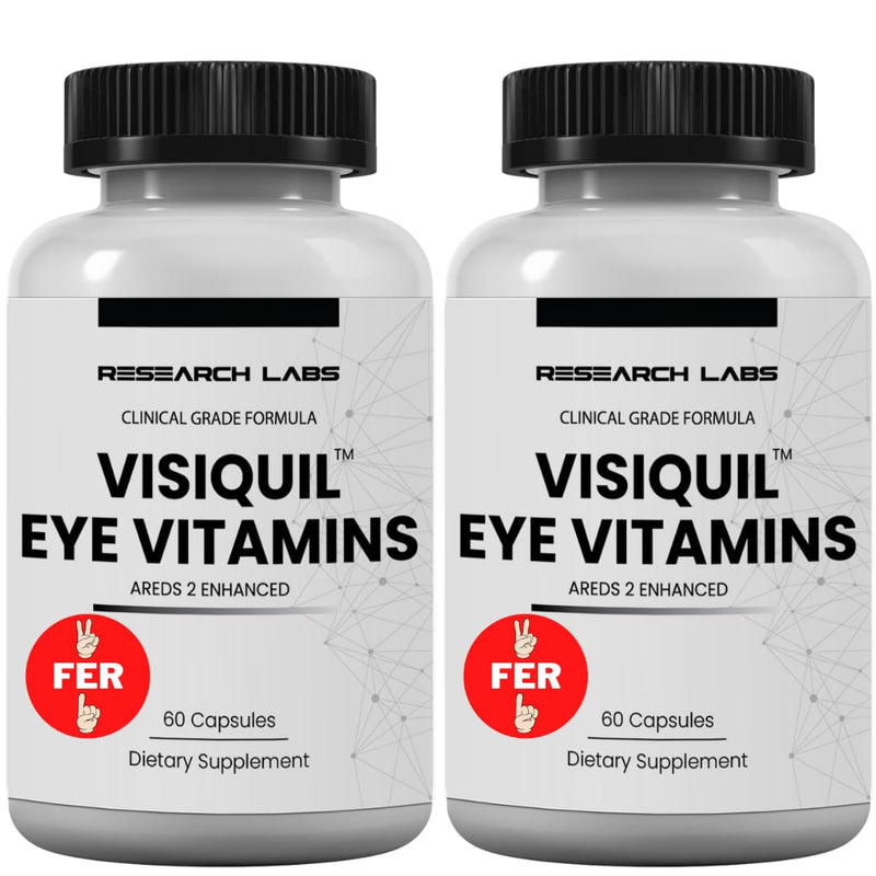 [Australia] - Research Labs Eye Vitamins Enhanced Absorption AREDS 2 Plus Formula 20mg Lutein, 10mg Zeaxanthin, Bilberry, Eyebright, Zinc, ALA, Quercetin & Other Proven Ingredients to Fight Eye Problems 