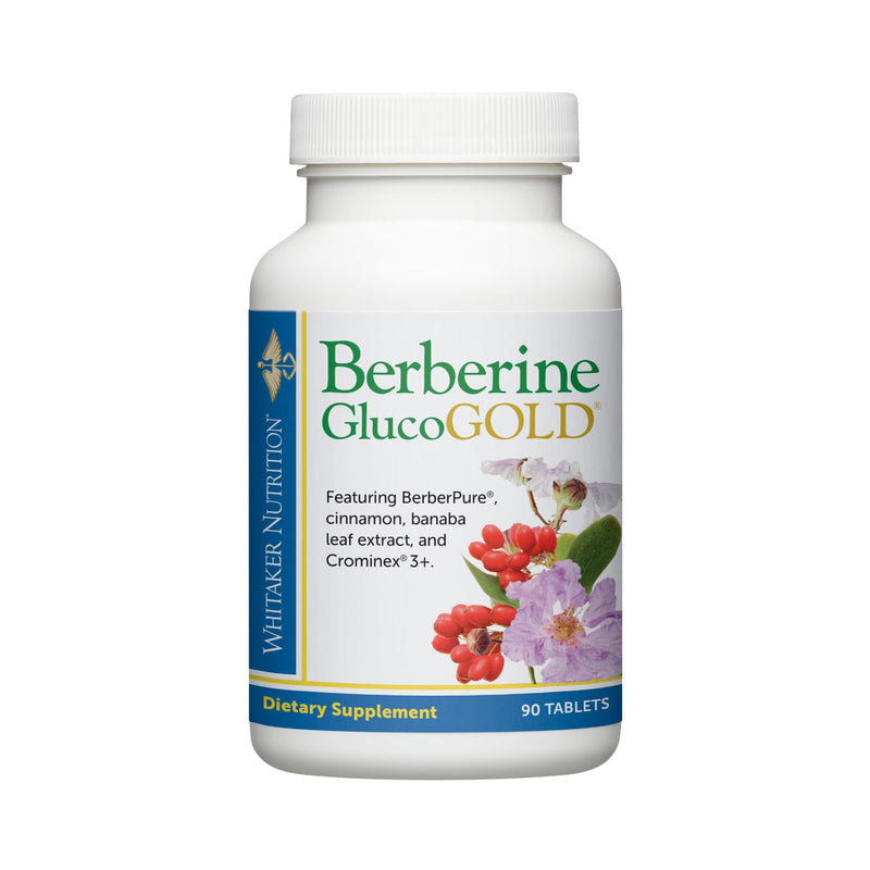 [Australia] - Dr. Whitaker’s Berberine GlucoGold Supplement with 1500 mg per day of BerberPure Berberine, Concentrated Cinnamon, Crominex Chromium and Banaba Leaf Extract (90 Tablets) 