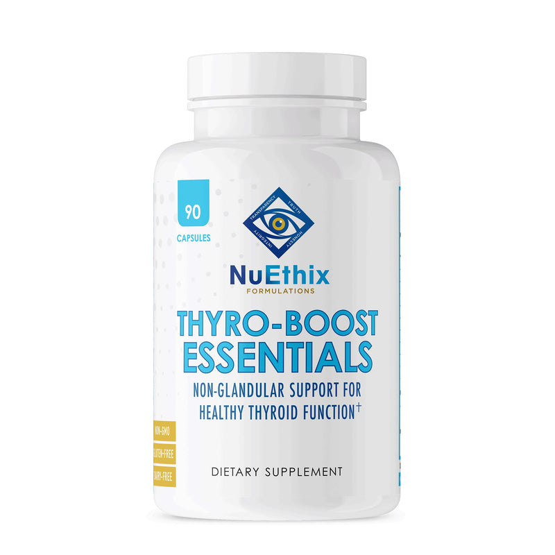 [Australia] - NuEthix Formulations Thyro-Boost Essentials, Non-Glandular Support to Assist with Optimal Thyroid Function, 90 Capsules 