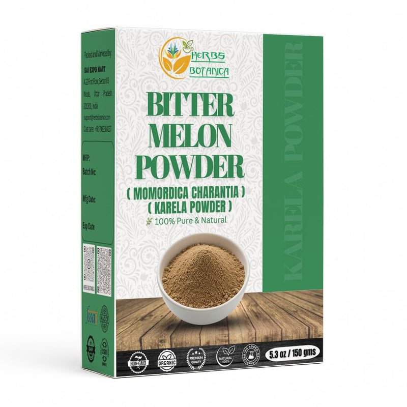 [Australia] - Bitter Melon Powder (Karela, Momordica Charantia), 100% Natural, Non-GMO, Gluten-Free, Supports Healthy Lifestyle & Wellness, 5.3 oz / 150 gm Karela / Bitter Melon / Momordica Charantia Powder 