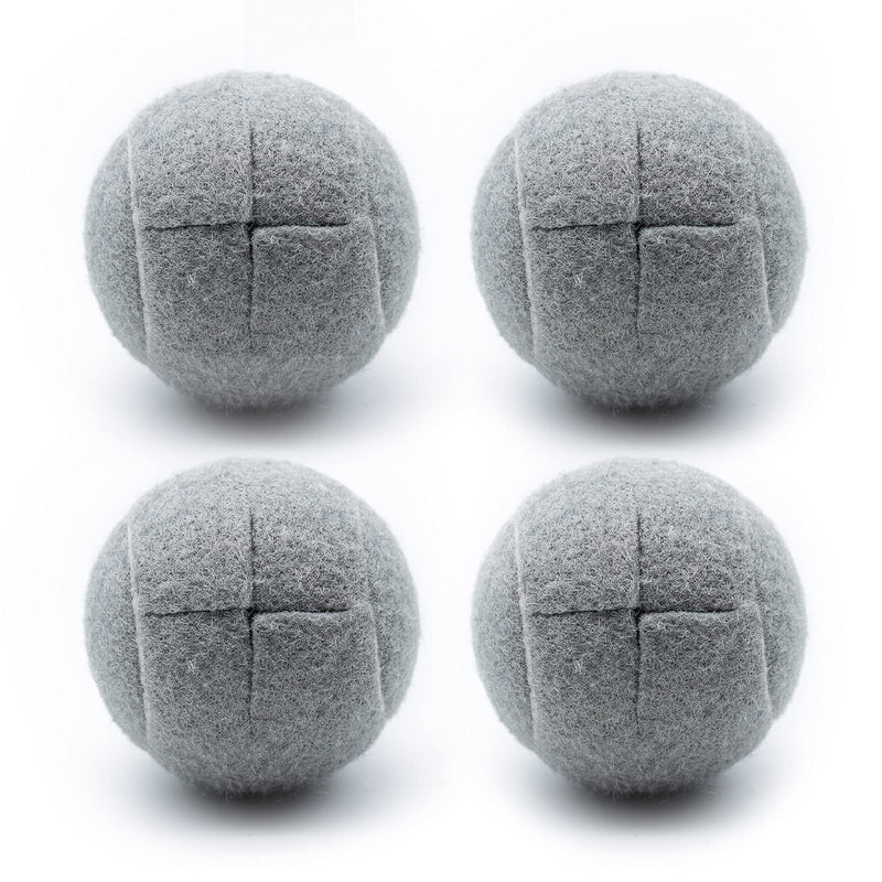 [Australia] - Magicorange 4 PCS Precut Walker Tennis Balls for Furniture Legs and Floor Protection, Heavy Duty Long Lasting Felt Pad Glide Coverings (Grey) Grey 