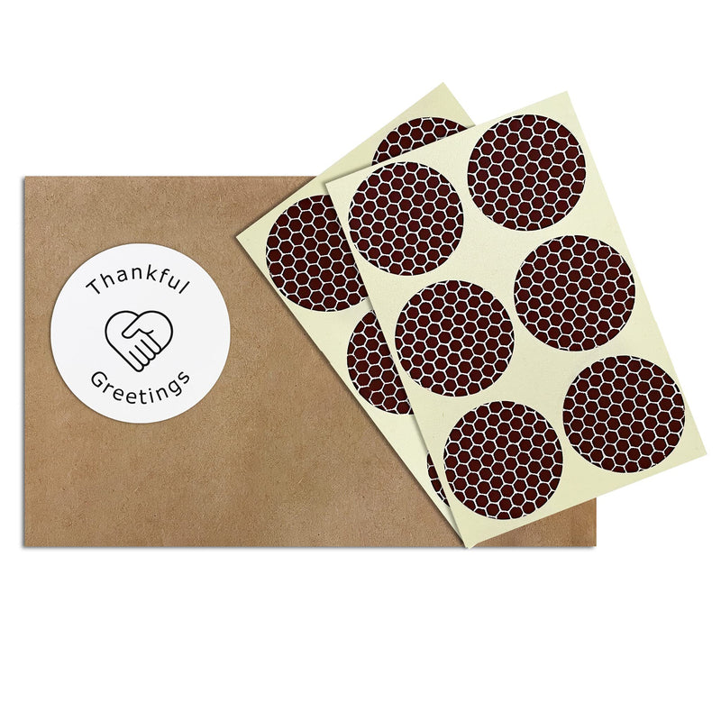 [Australia] - 1” Circle Match Striker Stickers – 12 pieces | Bumble/Dotted Pattern Match Strike Paper with Adhesive Pre-Cut in Circles for Easy Match Lighting | Also Available in Charcoal or Brown & Many Sizes Bumble / Dotted 