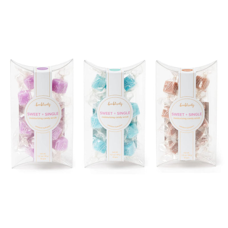 [Australia] - Bonblissity Sugar Scrub Candy 36pcs, For Exfoliating Hands, Feet Turns into Lotions l Lavender Luxury, Ocean Mist, Vanilla Brown Sugar 
