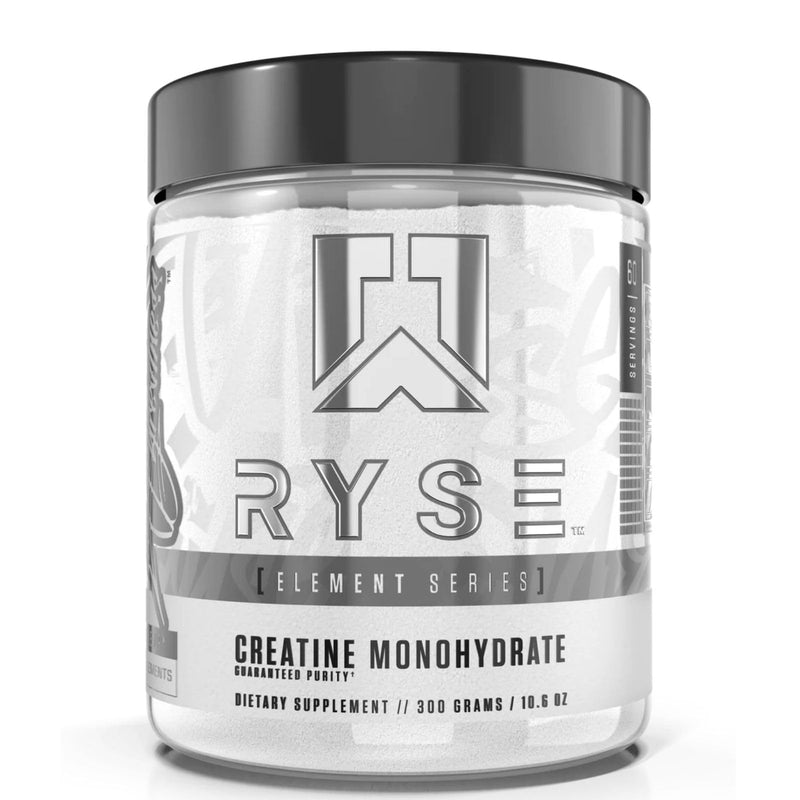 [Australia] - RYSE Up Supplements Element Series Creatine Monohydrate | Increase Lean Muscle Mass | Improve Strength & Power | Reduce Fatigue | Perform Better | 60 Servings 