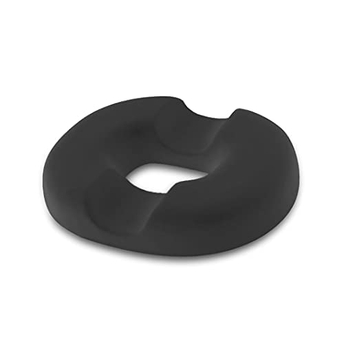 [Australia] - Trickonometry Donut Seat Cushion: Extra Firm Orthopedic Pillow - Tailbone, Lower Back, Hemorrhoid, Bed Sores, Pressure/ Pain Relief, Pregnancy, Postpartum, Surgery, Coccyx, Sciatica, (Grey)﻿ 