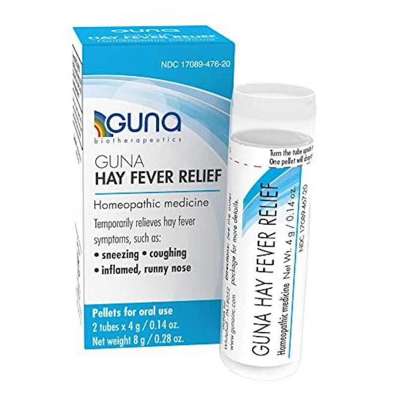 Guna Hay Fever Relief Homeopathic Medicine Allergy Symptom Relief - 2 Tubes
