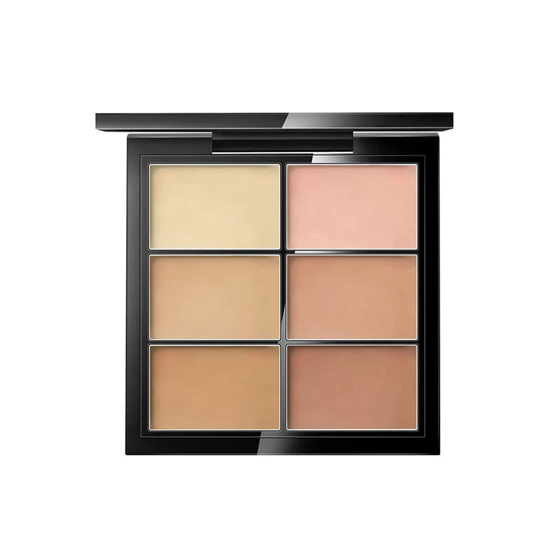 [Australia] - Concealer Palette 6 Shades Makeup Contour Palette Facial Camouflage Contour Full Coverage Foundation Cream Beauty Make up Concealer Kit (6 colors) 1 Count (Pack of 1) 6 colors 