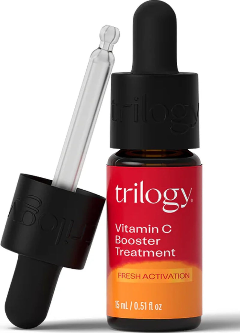 Trilogy Vitamin C Booster Treatment, Illuminating Serum with Hyaluronic Acid, 0.51 fl oz 0.51 Fl Oz (Pack of 1)