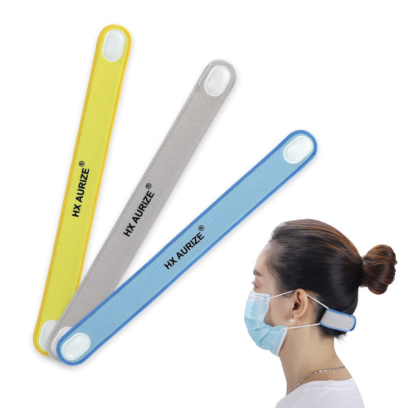 [Australia] - Mask Strap Comfortable and Adjustable Mask Extender (Multi-color 3 Pcs) Multi-color 3 Pcs 