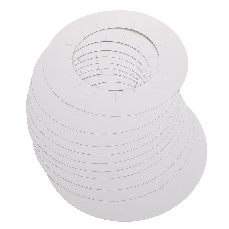 [Australia] - 30pcs Wax Machine Mat Wax Warmer Collar ing Machine Mat Hair Removal Kit Cloth Strips ing Protection Collars s Warmer Ring Paper Lining White 