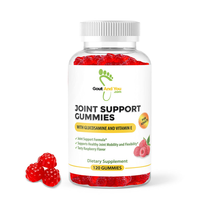 [Australia] - 120 Extra Strength Joint Support Chewable Gummies with Glucosamine & Vitamin E - Natural Joint & Flexibility Support 