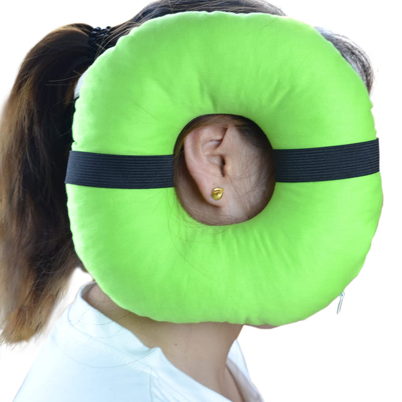 [Australia] - Pillow with an Ear Hole Small Ear Pain Pillow with Headband for Ear Pain and CNH Ear Piercing Ear Inflammation Pressure Sores Side Sleeping Pillow Ear Guard Cushion 
