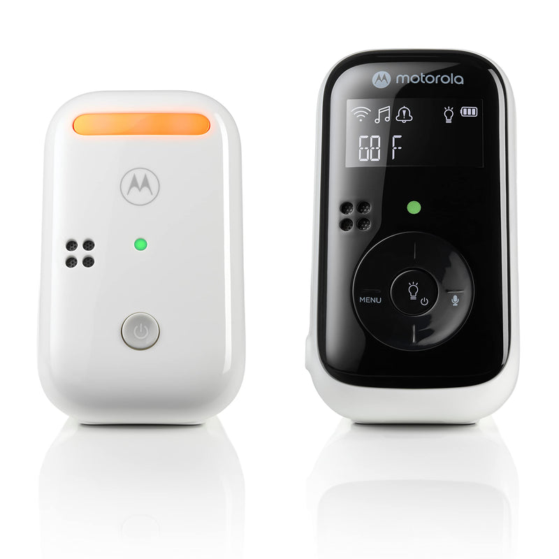 [Australia] - Motorola PIP11 Audio Baby Monitor - Night Light, LCD Screen, 1000ft Range, Secure Connection, Two-Way Talk, Room Temp, Lullabies, Portable Parent Unit (Outlet or AAA Rechargeable Batteries Included) 
