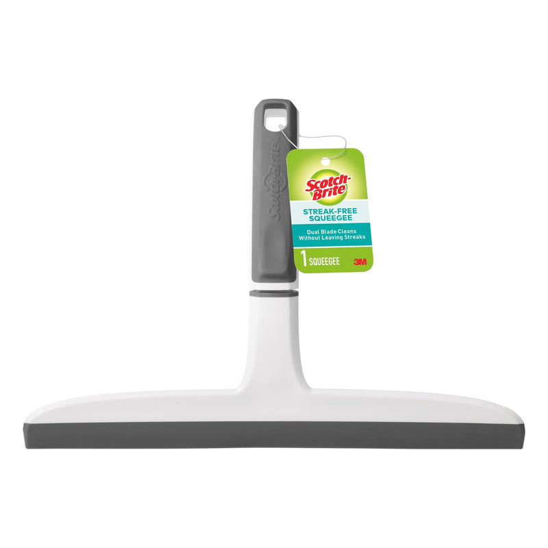 [Australia] - Scotch-Brite, All-Purpose 10 Inch Dual Blade Streak-Free Squeegee, Safe on Mirrors, Glass Shower Doors, Windows, Sinks and More 