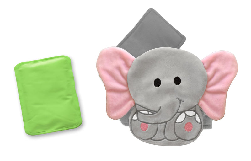 [Australia] - Baby Colic, Gas and Upset Stomach Relief, Baby Heated Tummy Wrap for Newborns - Belly Hugger - Infant Swaddling Belly Belt, Heating Pad with Soothing Warmth for Fussy Infants (Elephant) Elephant 