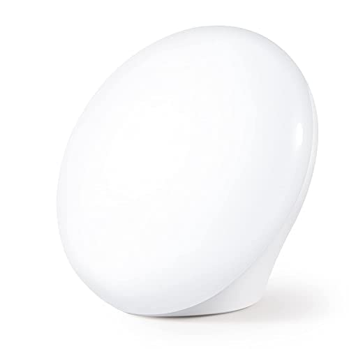 [Australia] - LASTAR Sun Lamp, 10,000 Lux Sunlight Lamp with Touch Control, 5 Brightness Level & 60Min Timer, One-Max Sun Lamp with Memory Function for Home/Office(White) A-White 