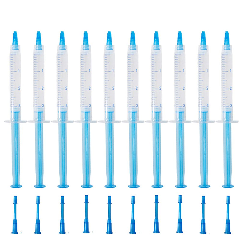 [Australia] - Professional Teeth Whitening Gel 10 PCS 3ML Sensitive Tooth Whitener Gel Syringes Refills 35% CP Bleaching Gel for Teeth Whitening Light 