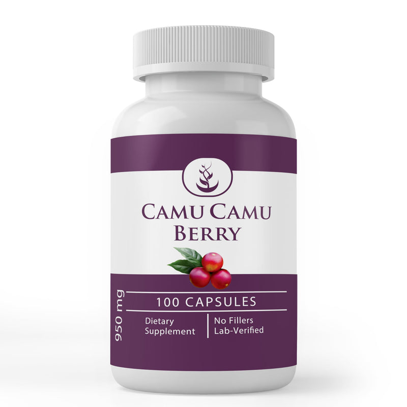 Pure Original Ingredients Camu Camu Berry, (100 Capsules) Always Pure, No Additives Or Fillers, Lab Verified 100 Count (Pack of 1)