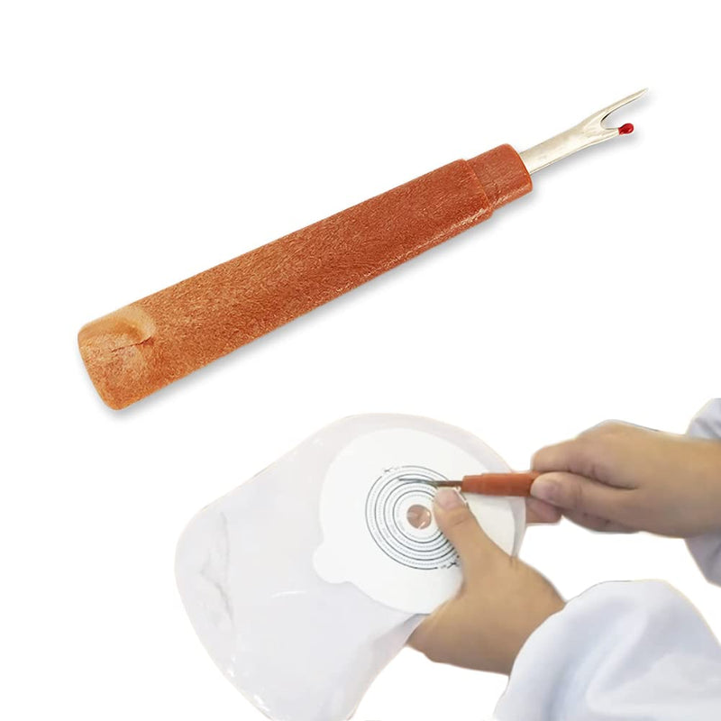 [Australia] - 1PCS Ostomy Bag Scissor - Stoma Pouch Shear Nursing Cutter 5inch with Blunt Round Tip for Colostomy Ileostomy Care (Traditional, Count, 1) Traditional 1.0 