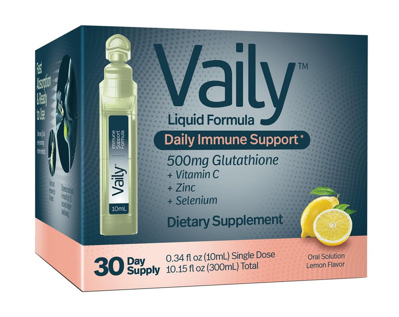 [Australia] - Immune Support Supplement for Adults - Liquid Glutathione Supplement 500 mg w/Acerola Vitamin C Zinc & Selenium - High Potency Antioxidant, Skin Health, Detox Every Day - 30 Single-dose Vials 