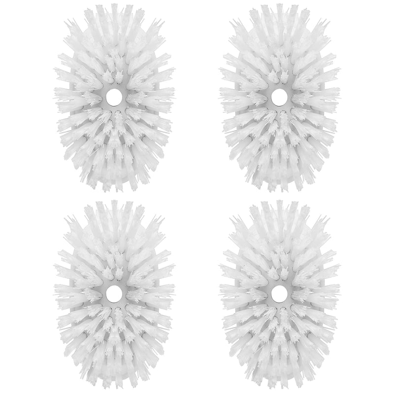 [Australia] - MR.SIGA Soap Dispensing Dish Brush Refills, 4 Pack White 